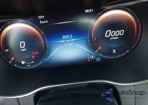 2021 Mercedes-Benz C 300 Sedan z USA, uszkodzony, nr VIN W1KWF8DB7MR638840